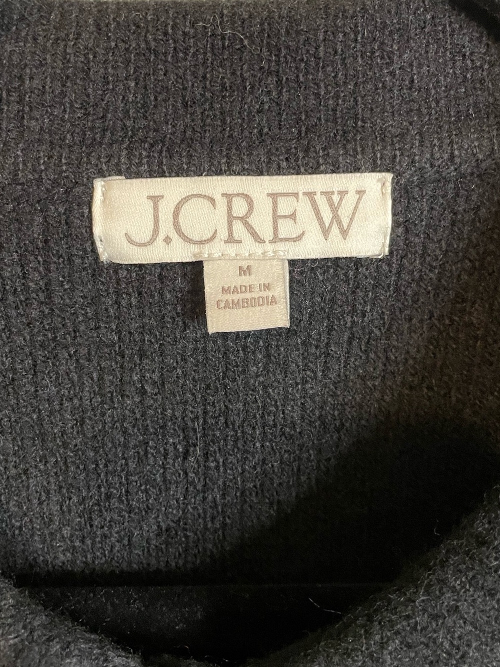 J. Crew Milano-stitch black cardigan - Picture 7 of 7
